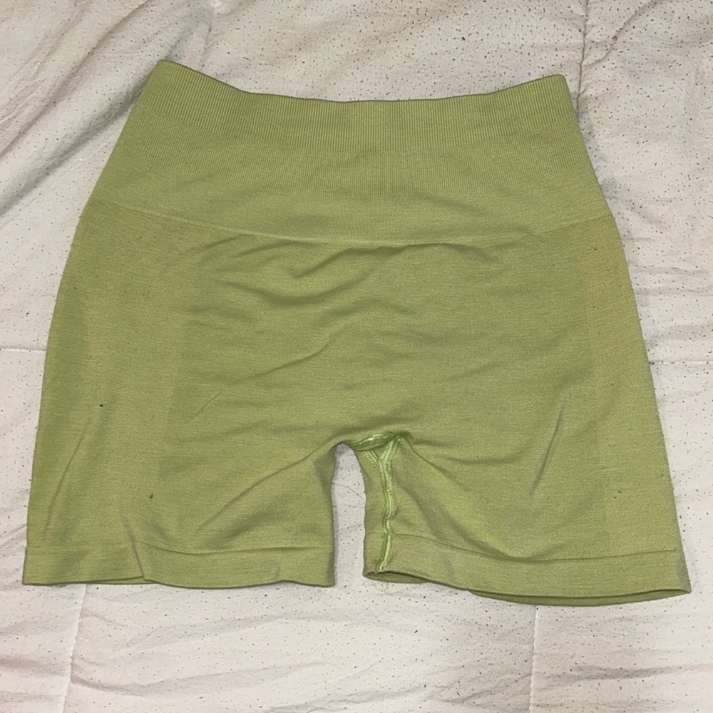 Frozen Spring Green Alphalete Athletics AMPLIFY Shorts